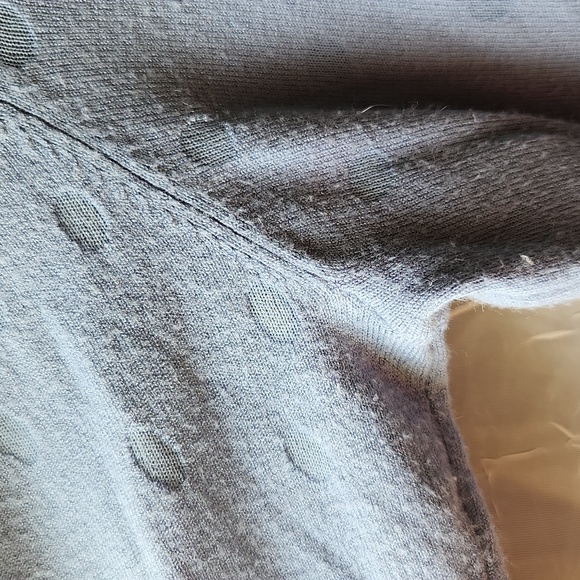 Women's M Karl Lagerfeld Blue Sweater - Picture 6 of 9